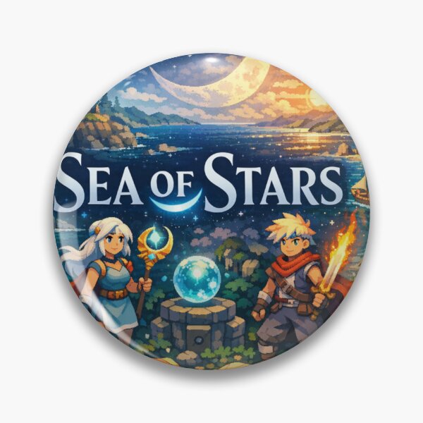 Item preview, sea of stars Inspired Artwork moonlight designed and sold by FeelTheDrawing.