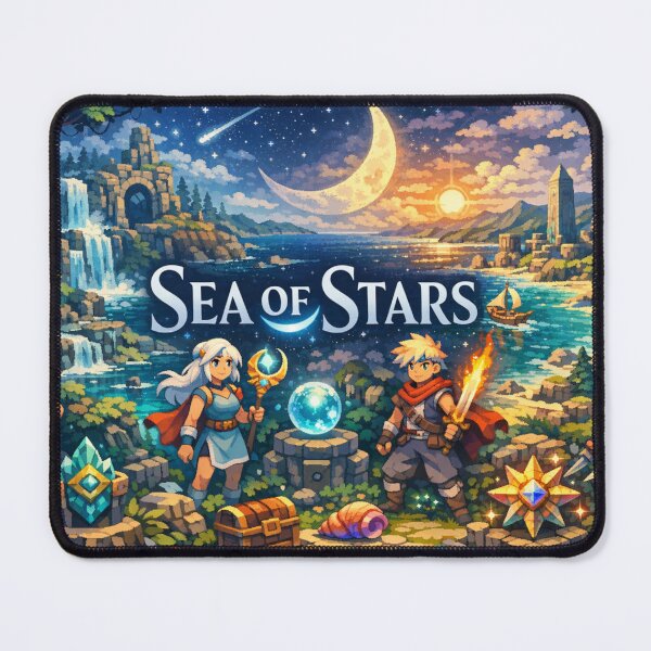 Item preview, sea of stars Inspired Artwork moonlight designed and sold by FeelTheDrawing.