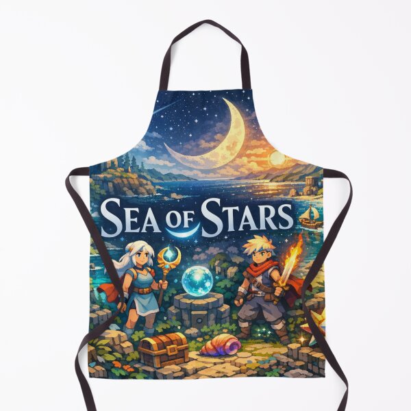 Item preview, sea of stars Inspired Artwork moonlight designed and sold by FeelTheDrawing.