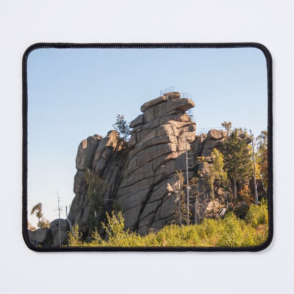 Item preview, Harz nature scene: Ottofelsen near Hasserode – rock formation & forest designed and sold by MarkusUrbex.