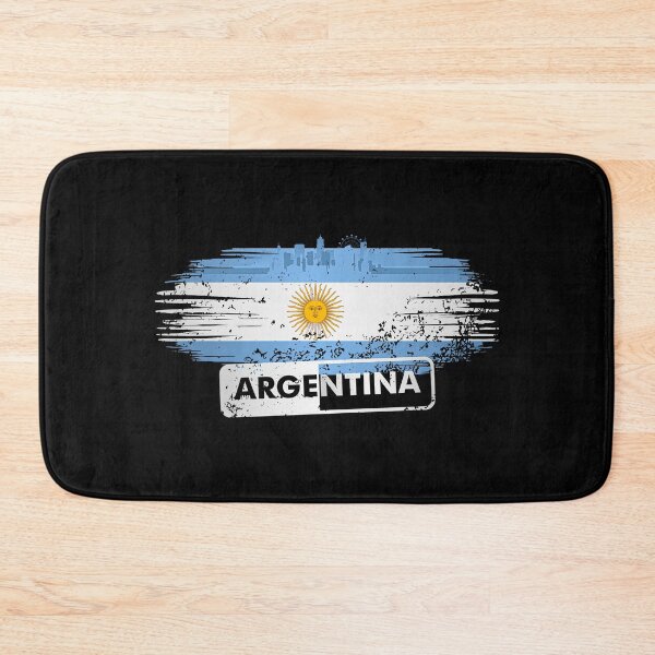 Item preview, Argentina Flag T Shirt - Buenos Aires Skyline Distressed Vintage Sun Design designed and sold by JoseFrancese.