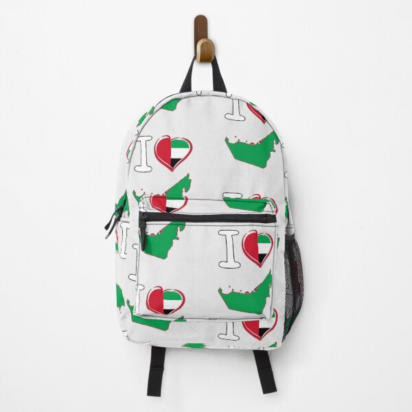Item preview, I Love UAE - United Arab Emirates Flag Heart Map designed and sold by mashmosh.
