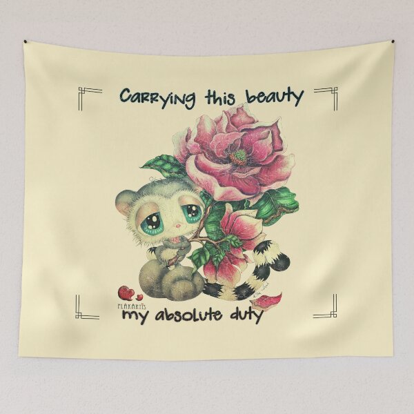 Item preview, Carrying this beauty - my absolute duty - retro style designed and sold by Plakartis.