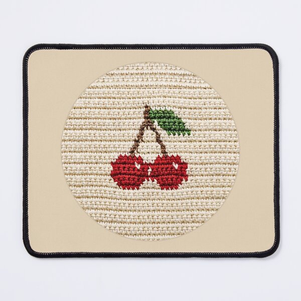 Item preview, Cute Cozy Red Crochet Cherries  designed and sold by TackyTime.