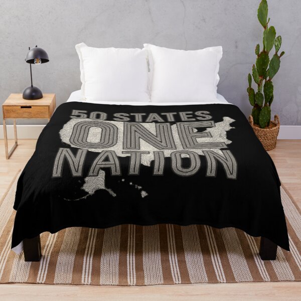 Item preview, 50 States One Nation - Topographic Typography USA Map Design designed and sold by MKreative Studio.