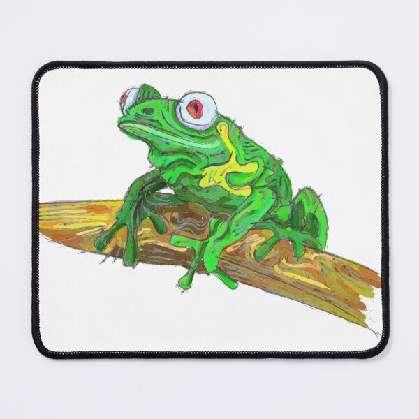Item preview, Frog on a branch designed and sold by liquid-print.