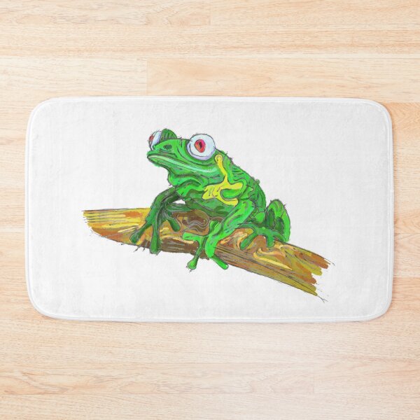 Item preview, Frog on a branch designed and sold by liquid-print.