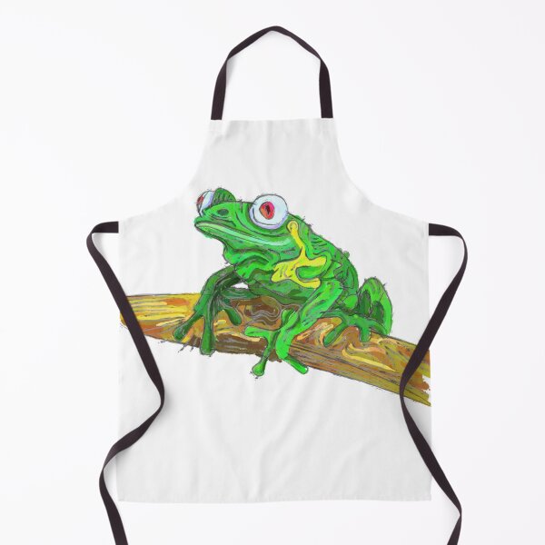 Item preview, Frog on a branch designed and sold by liquid-print.