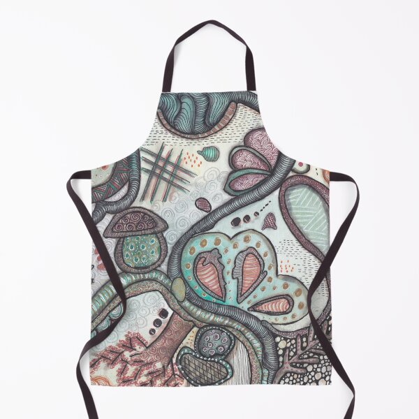 Item preview, Quiet Forest Flow - Organic Abstract Handdrawn designed and sold by ColorWander.