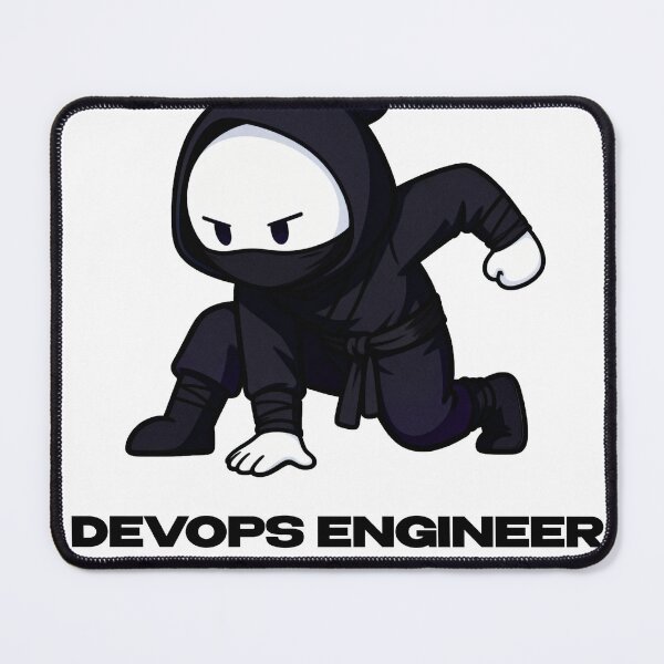 Item preview, The Pipeline Ninja | DevOps & CI/CD Coding Illustration designed and sold by Mammoths.