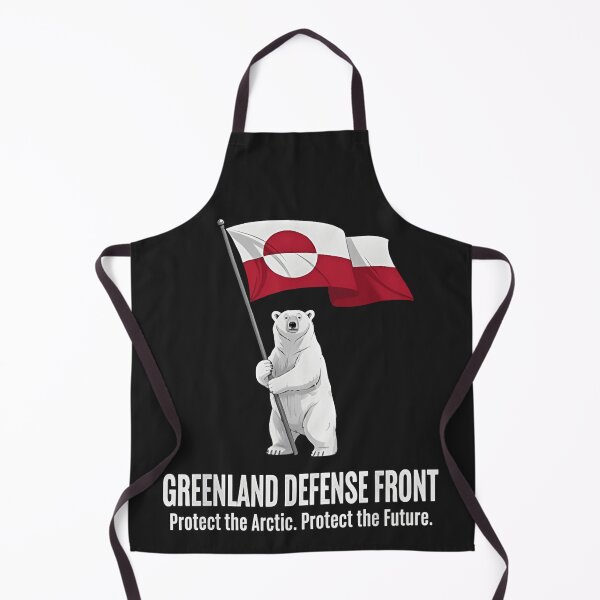 Item preview, Greenland Defense Front - Arctic Polar Bear Flag T-Shirt designed and sold by ZyxDes.