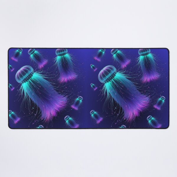 Item preview, Luminous Fiber-Optic Jellyfish Pattern: Radiant Bioluminescent Sea Life designed and sold by HopeAndHustle.