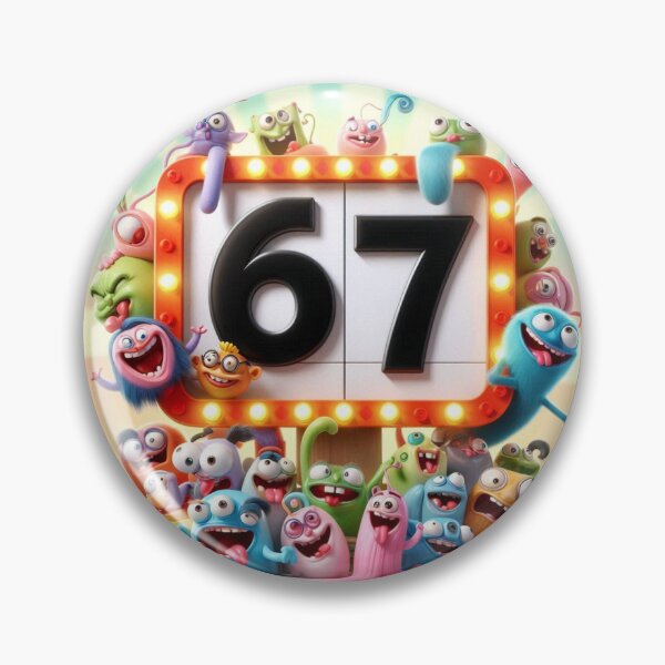 Item preview, Cartoon Characters with number 67 designed and sold by M R Design.