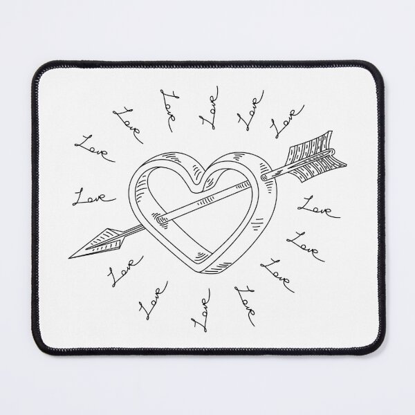 Item preview, Cupid's arrow in the heart designed and sold by andbeldesign.