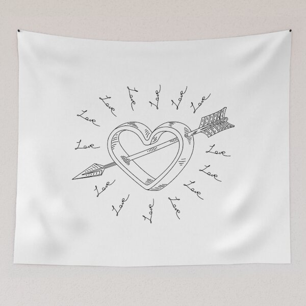 Item preview, Cupid's arrow in the heart designed and sold by andbeldesign.
