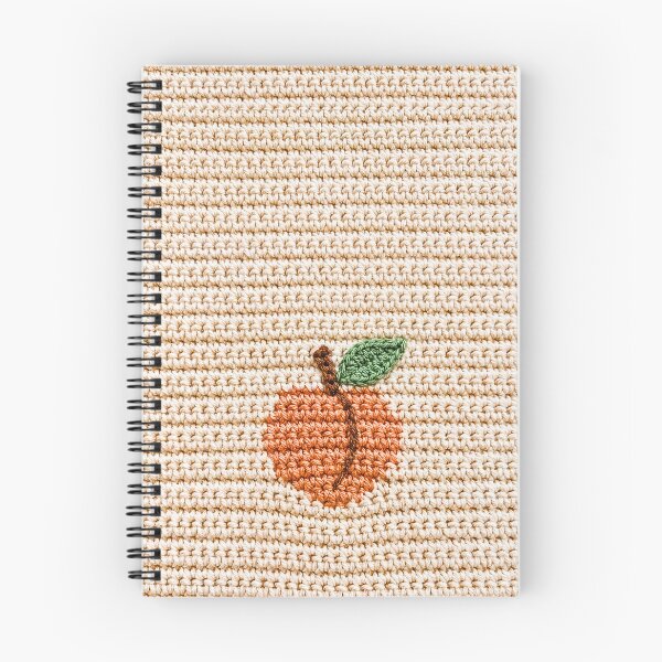 Item preview, Cute Cozy Crochet Peach Knitting Yarn Crafts designed and sold by TackyTime.
