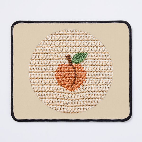 Item preview, Cute Cozy Crochet Peach Knitting Yarn Crafts designed and sold by TackyTime.