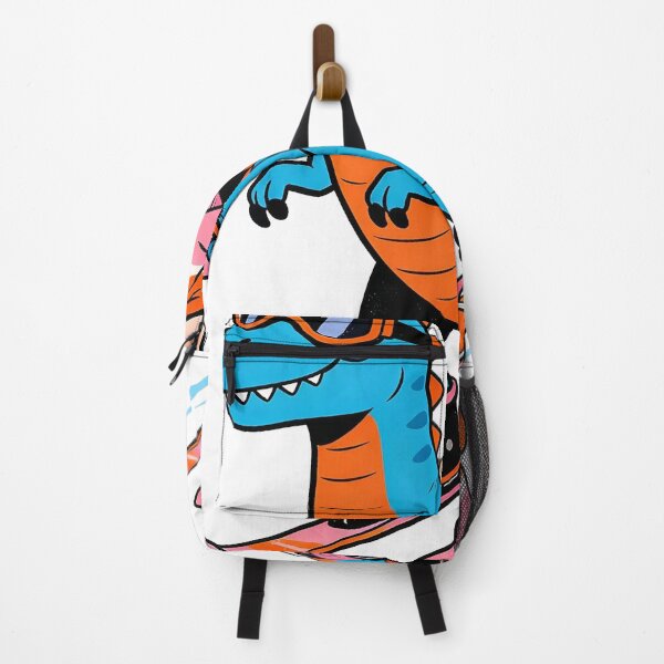 Item preview, Retro Dino Ski Buddy | Vibrant Kids Winter Fun designed and sold by PrintStichCo.