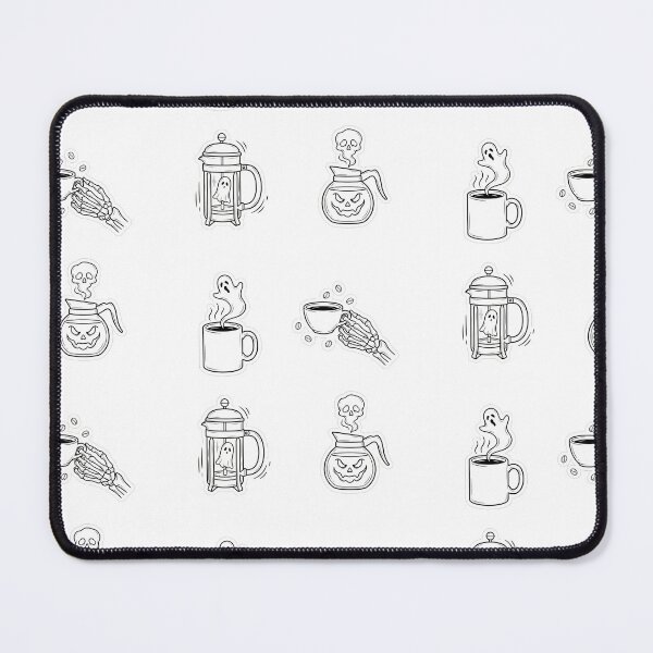 Item preview, Spooky Dark Aesthetic Coffee and Ghostly Line Art Set designed and sold by NonditStudio.