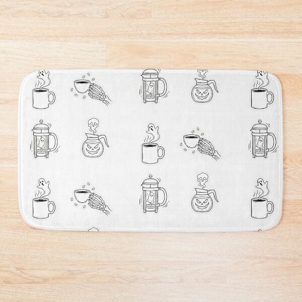 Item preview, Spooky Dark Aesthetic Coffee and Ghostly Line Art Set designed and sold by NonditStudio.