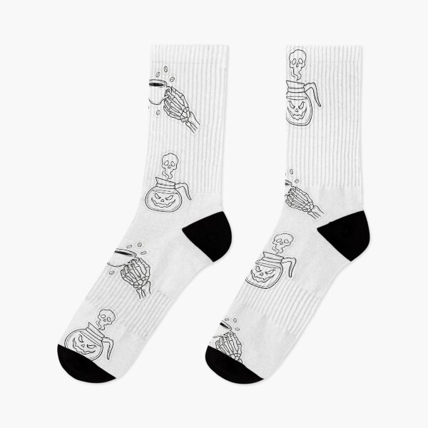 Item preview, Spooky Dark Aesthetic Coffee and Ghostly Line Art Set designed and sold by NonditStudio.
