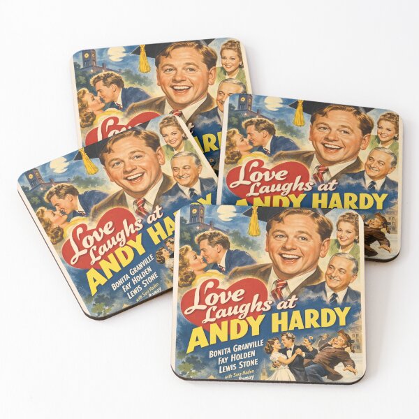 Item preview, Love Laughs at Andy Hardy – retro film poster designed and sold by Mauswohn.
