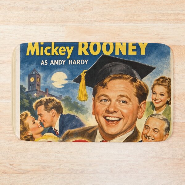 Item preview, Love Laughs at Andy Hardy – retro film poster designed and sold by Mauswohn.