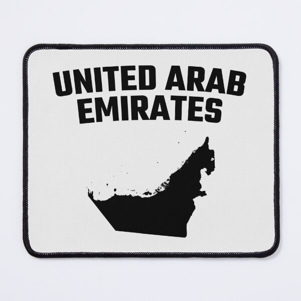 Item preview, United Arab Emirates Map - Bold Minimalist UAE Pride designed and sold by mashmosh.