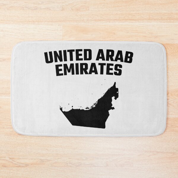 Item preview, United Arab Emirates Map - Bold Minimalist UAE Pride designed and sold by mashmosh.