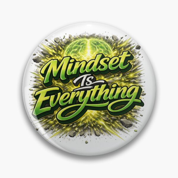 Item preview, Mindset Is Everything Motivational Quote Design designed and sold by Combat Skies.