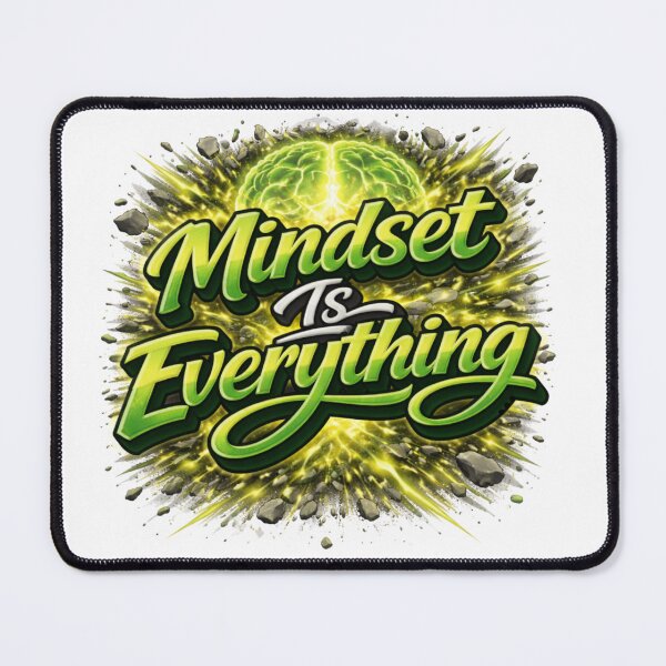 Item preview, Mindset Is Everything Motivational Quote Design designed and sold by Combat Skies.