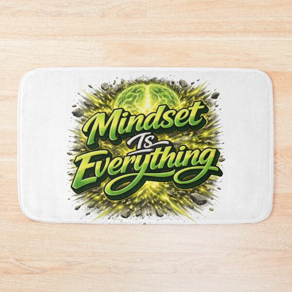 Item preview, Mindset Is Everything Motivational Quote Design designed and sold by Combat Skies.