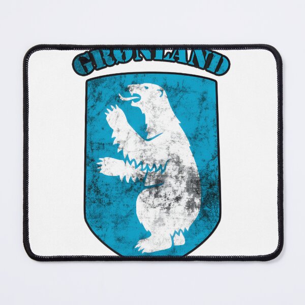 Item preview, Greenland Polar Bear Emblem Retro Design designed and sold by RaymondGnLTees.