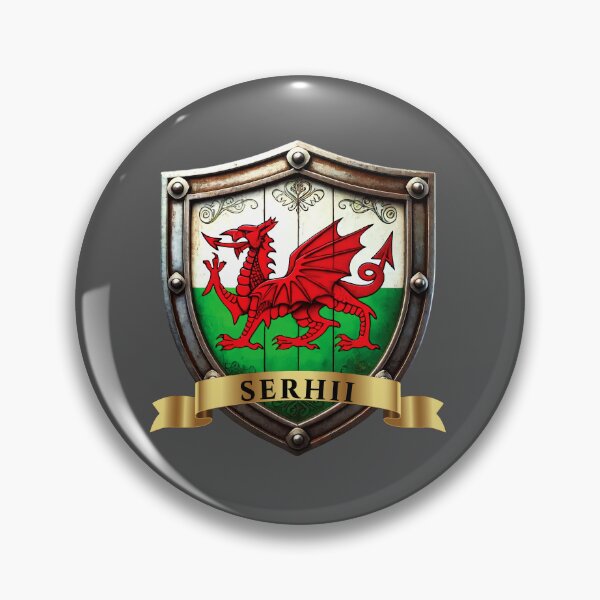 Item preview, Serhii Welsh Heritage Crest Shield designed and sold by Highlandkings.