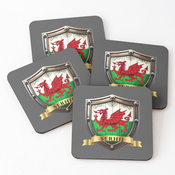Item preview, Serhii Welsh Heritage Crest Shield designed and sold by Highlandkings.
