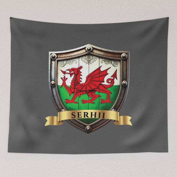 Item preview, Serhii Welsh Heritage Crest Shield designed and sold by Highlandkings.