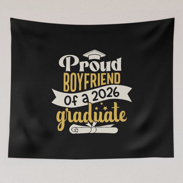 Item preview, Graduation 2026 Proud Boyfriend Of A Graduate designed and sold by eclecTEEq.
