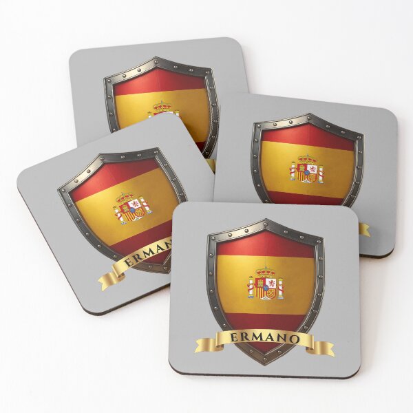Item preview, Ermano Spanish Heritage Crest Shield designed and sold by Highlandkings.