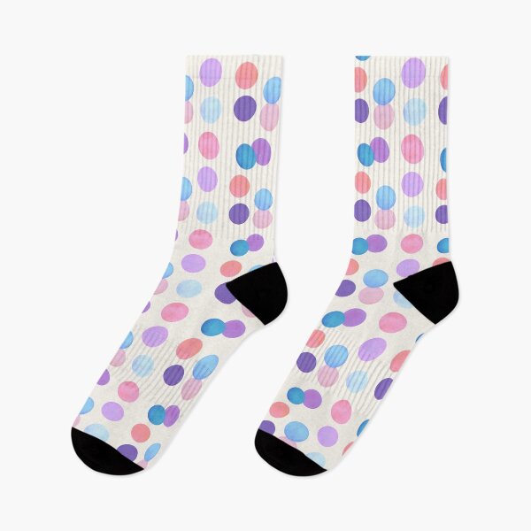 Item preview, Watercolor Layered Dots on Soft White  designed and sold by JaygiesDesign.