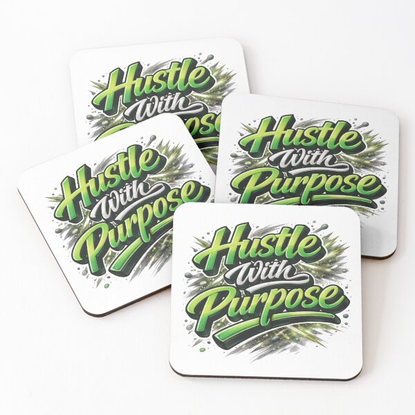 Item preview, Hustle With Purpose Motivational Quote Design designed and sold by Combat Skies.