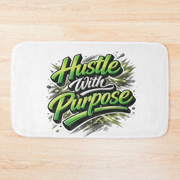 Item preview, Hustle With Purpose Motivational Quote Design designed and sold by Combat Skies.