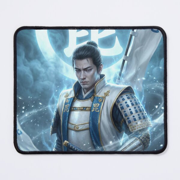 Item preview, Samurai of the Blue Crest – Japanese Warrior Art (Mori no Akari Series) designed and sold by Mori-no-Akari.