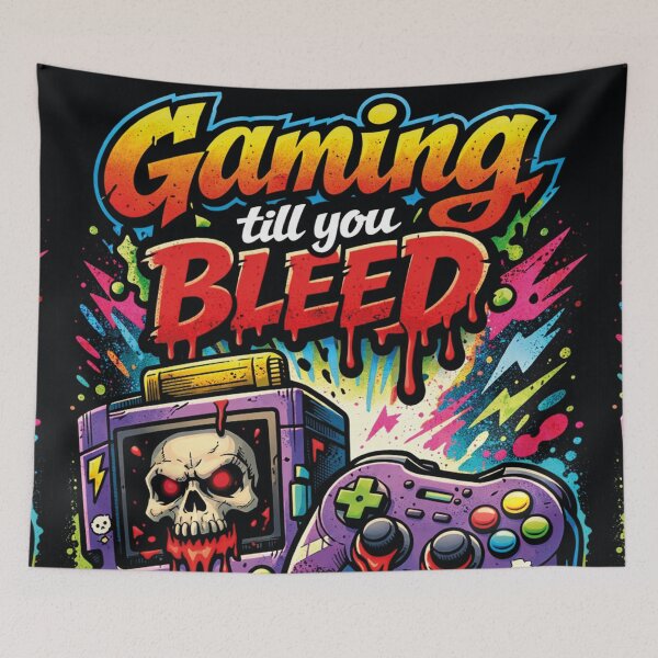 Item preview, Gaming Till You Bleed – Horror Gamer Design designed and sold by Mauswohn.