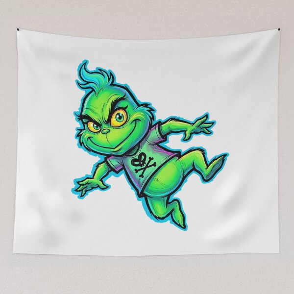 Item preview, Baby Grinch Anti Valentine Vibes designed and sold by JaaGo PopLab.