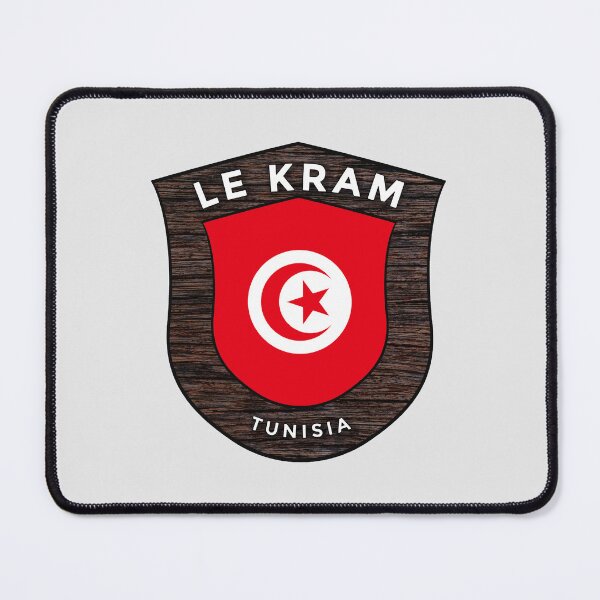 Item preview, Le Kram Tunisia | Flag Shield Travel Emblem designed and sold by World Designs.