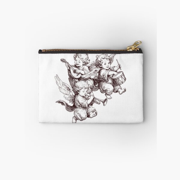 Item preview, The Angelic Orchestra - Vintage Style Cherubs designed and sold by StickerBuild07 .