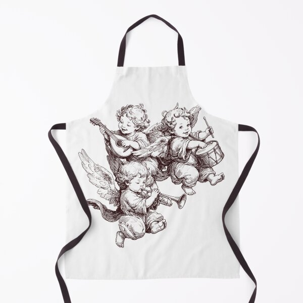 Item preview, The Angelic Orchestra - Vintage Style Cherubs designed and sold by StickerBuild07 .