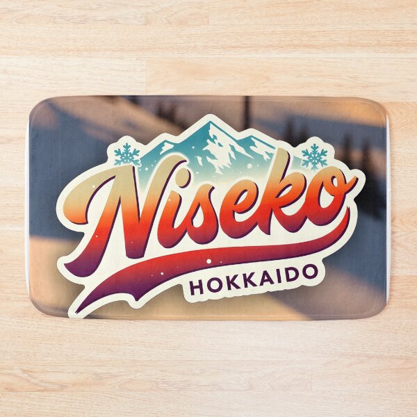 Item preview, Niseko Hokkaido Retro Ski Sticker Design - Vintage Mountain Logo designed and sold by tokyojeff.