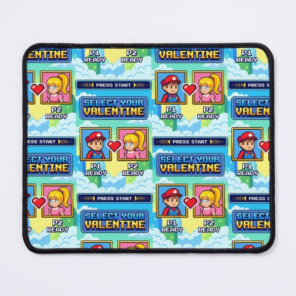 Item preview, Select Your Valentine Retro Game – Player 1 Player 2 Pixel Art Couple Gaming Gift Design designed and sold by Luminari Creations.