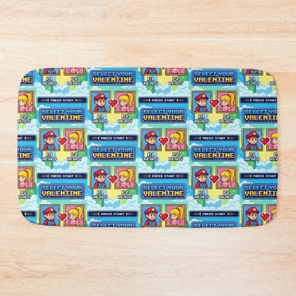 Item preview, Select Your Valentine Retro Game – Player 1 Player 2 Pixel Art Couple Gaming Gift Design designed and sold by Luminari Creations.